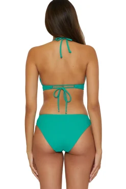 Mira Banded Halter Bikini Top