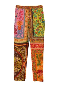 Mixed Scarves Pants