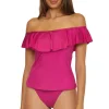 Monaco Off Shoulder Bandeau Tankini Top