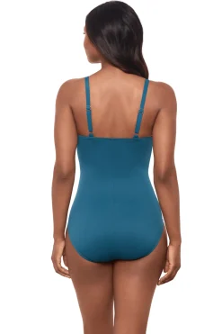 Mystique Underwire Surplice One Piece Swimsuit
