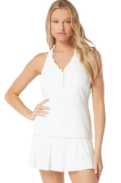 Nina Collared Tankini Top