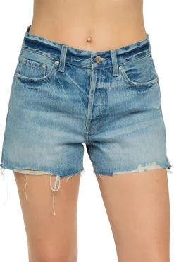 Nova Distressed Denim Shorts