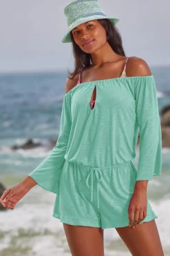 Off Shoulder Romper