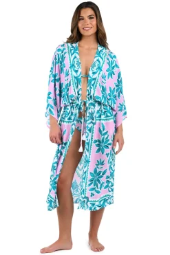 Opulent Palm Kimono