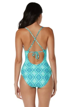 Over The Shoulder One Piece Swimsuit