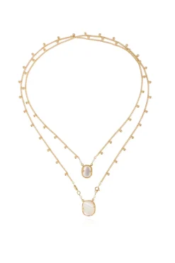 Ovo Mother-of-Pearl Scapulaire Necklace