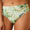 Paradise Fronds High Waist Bikini Bottom