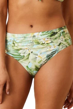 Paradise Fronds High Waist Bikini Bottom