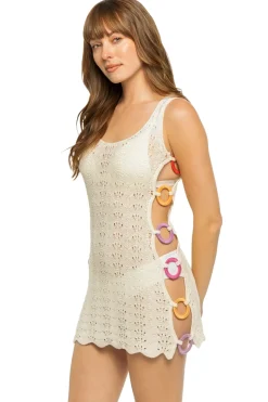 Paula Crochet Mini Cover Dress