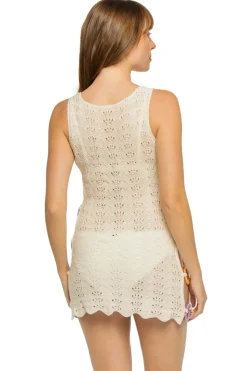 Paula Crochet Mini Cover Dress