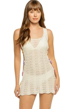 Paula Crochet Mini Cover Dress