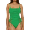 Paula Lace-Up One Piece Swimsuit