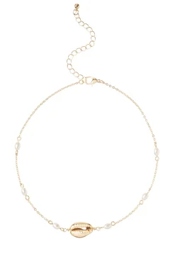 Pearl Cowrie Necklace