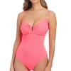Pique Ole V-Wire One Piece Swimsuit