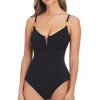 Pique Ole V-Wire One Piece Swimsuit