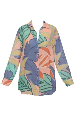 Playa Button Down Shirt Dress