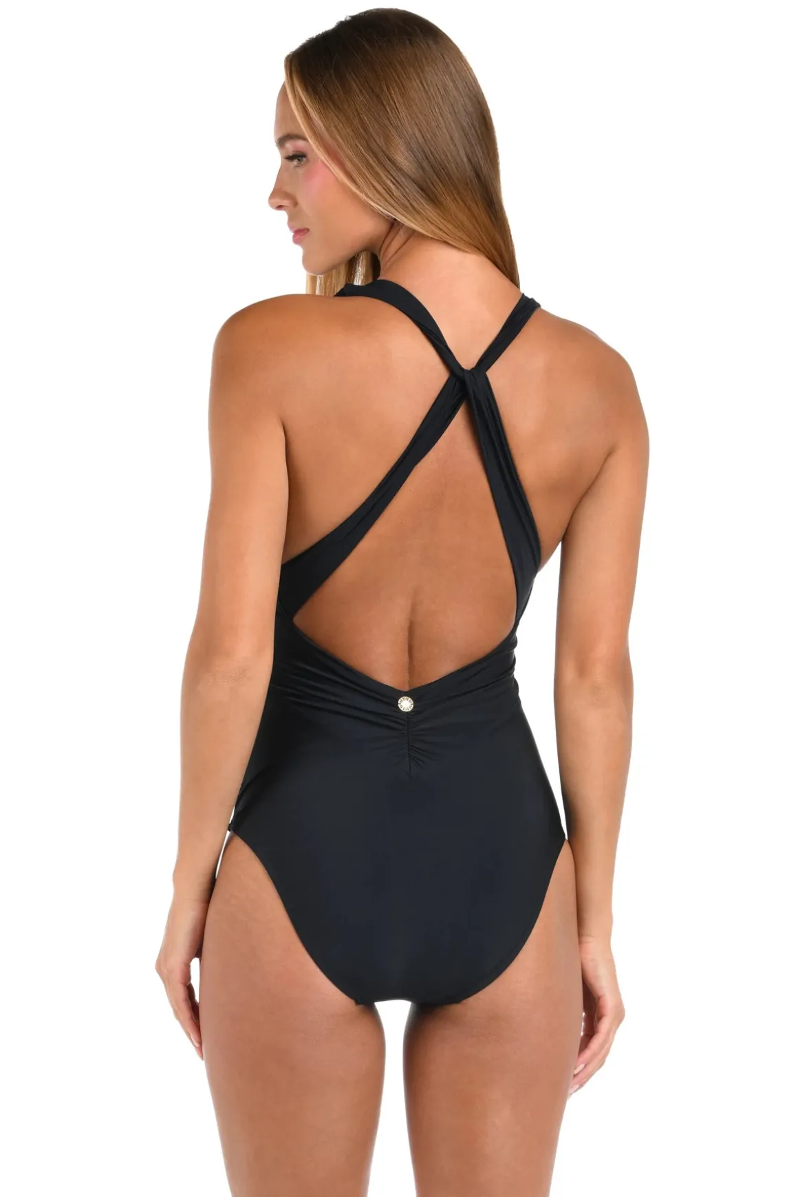Plunge One Piece Swimsuit