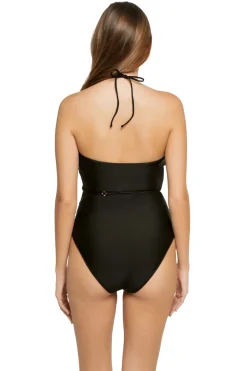 Pom Pom Bandeau One Piece Swimsuit