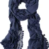 Pom Pom Dupatta Scarf/Pareo