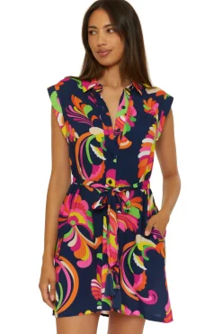 Poolside Swirl Mini Dress