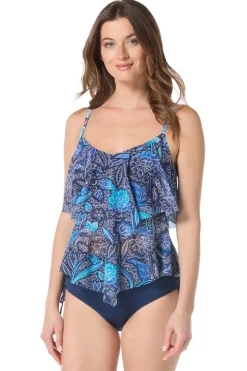 Portia Mesh Tankini Top