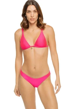 Posh Pink Triangle Bikini Top