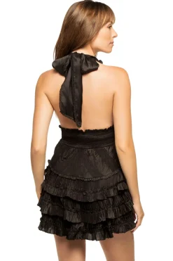 Quintelle Halter Mini Dress