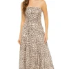 Reese Linen Strapless Maxi Dress