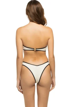 Ring Front Bandeau Bikini Top