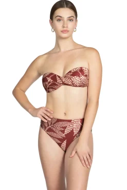 Romy Twist Bandeau Bikini Top