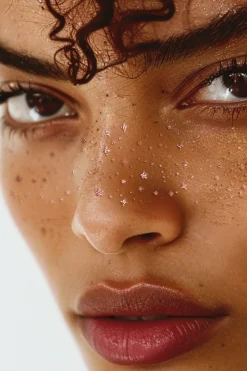 Rose Gold Glitter Freckles Makeup Patches