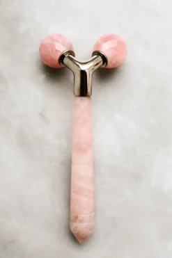 Rose Quartz Tension Melting Massager for Face & Neck