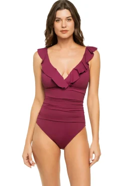 Ruffle One Piece Swimsuit