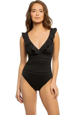Ruffle One Piece Swimsuit