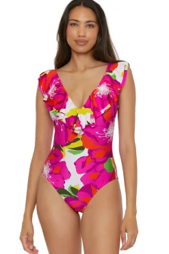 Ruffle One Piece Swimsuit