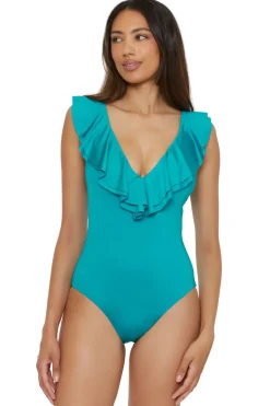 Ruffle One Piece Swimsuit