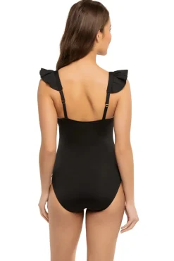 Ruffle One Piece Swimsuit