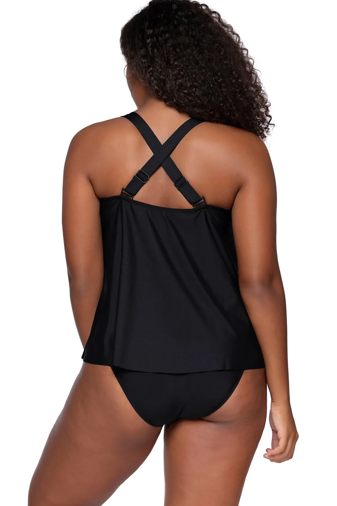Sadie High Neck Tankini Top