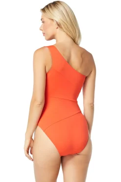 Saint Tropez Asymmetrical One Piece Swimsuit