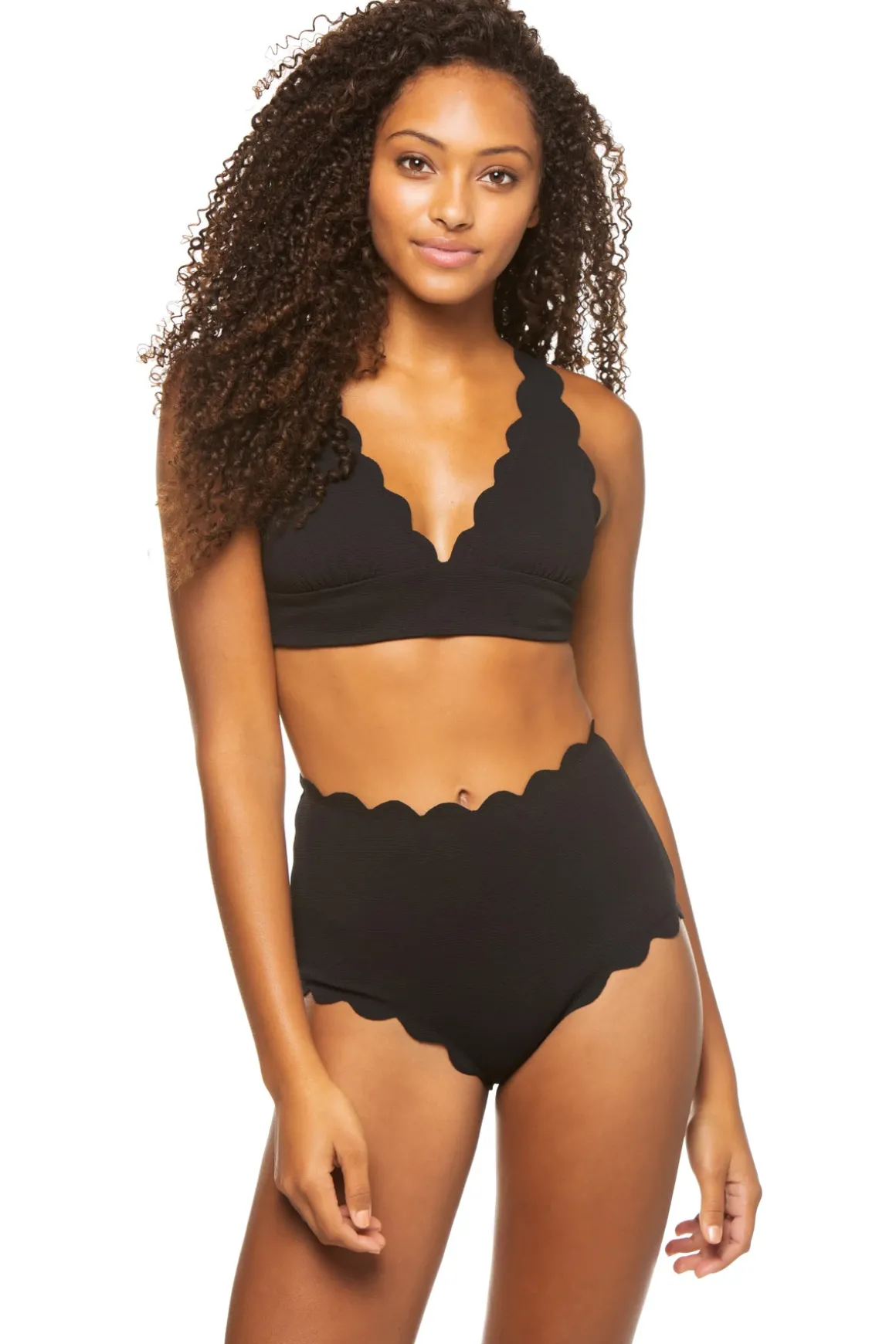 Santa Clara Scallop Bikini Top