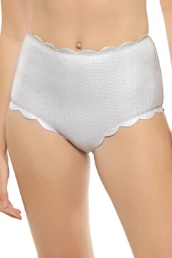 Santa Monica Scallop High Waist Bikini Bottom