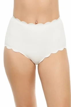 Santa Monica Scallop High Waist Bikini Bottom
