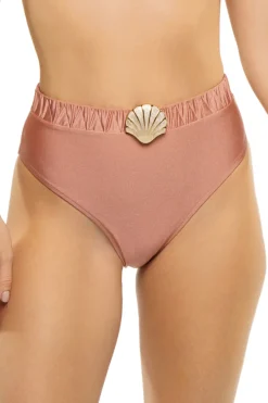 Seashell High Waist Bikini Bottom