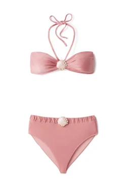 Seashell High Waist Bikini Bottom