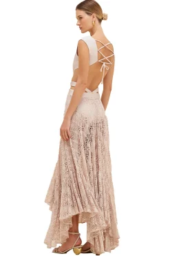 Seashell Plunge Beach Midi Dress