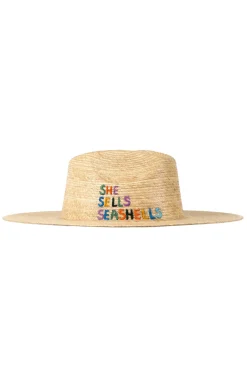 She Sells Seashells Palm Hat