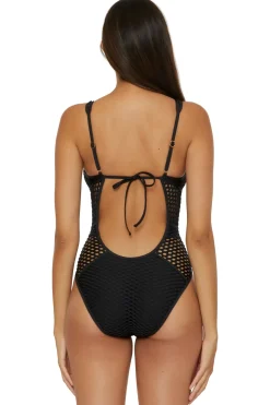 Show & Tell Plunge One Piece Swimsuit
