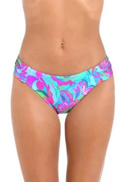 Side Shirred Hipster Bikini Bottom