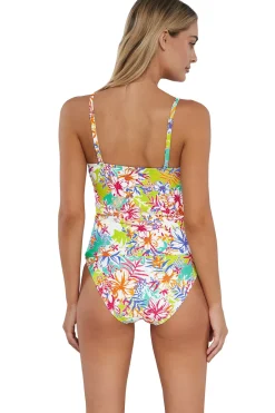 Simone Convertible Strap Tankini Top