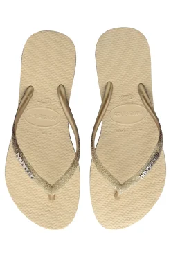 Slim Sparkle Flip Flops